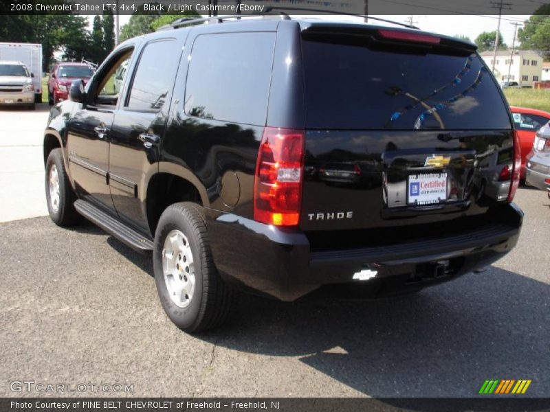 Black / Light Cashmere/Ebony 2008 Chevrolet Tahoe LTZ 4x4