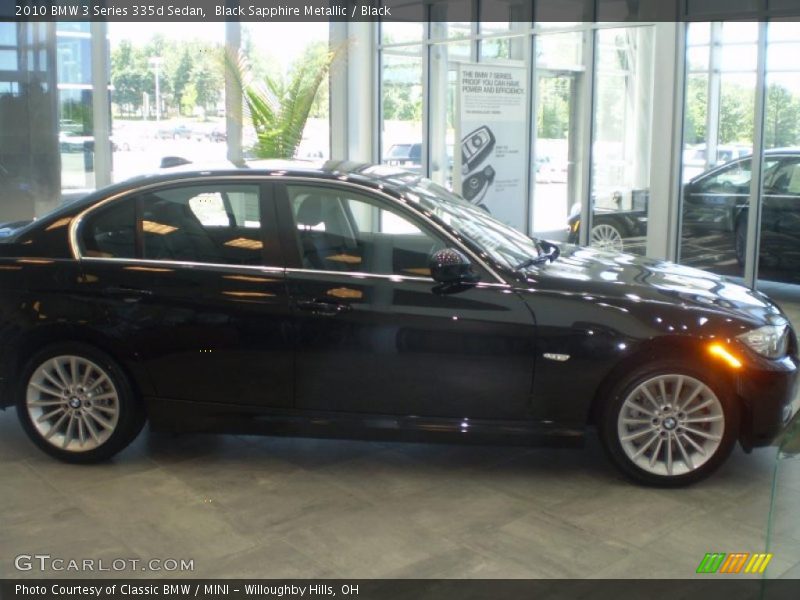 Black Sapphire Metallic / Black 2010 BMW 3 Series 335d Sedan