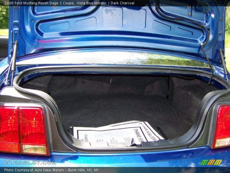 Vista Blue Metallic / Dark Charcoal 2006 Ford Mustang Roush Stage 1 Coupe