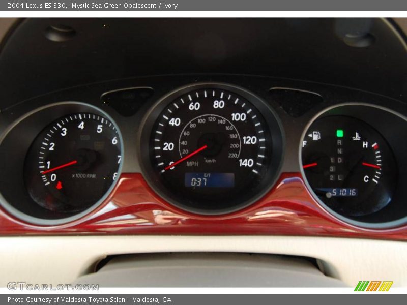 Mystic Sea Green Opalescent / Ivory 2004 Lexus ES 330