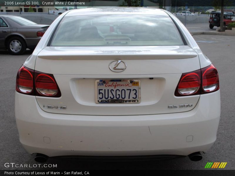 Crystal White / Cashmere 2006 Lexus GS 300