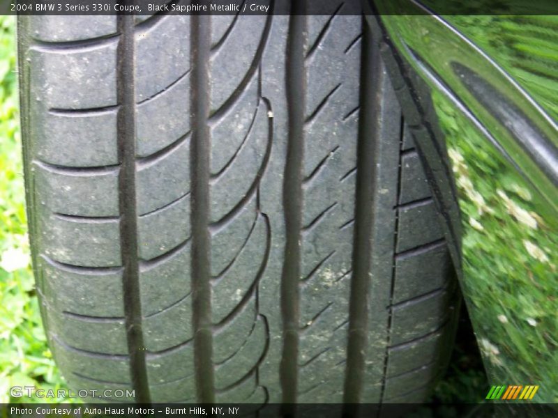 Black Sapphire Metallic / Grey 2004 BMW 3 Series 330i Coupe