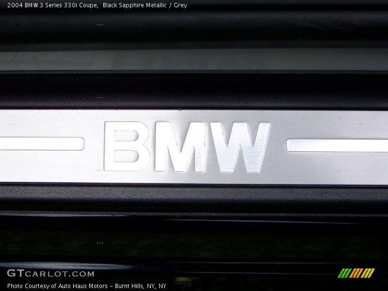 Black Sapphire Metallic / Grey 2004 BMW 3 Series 330i Coupe