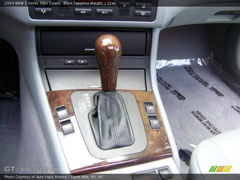Black Sapphire Metallic / Grey 2004 BMW 3 Series 330i Coupe