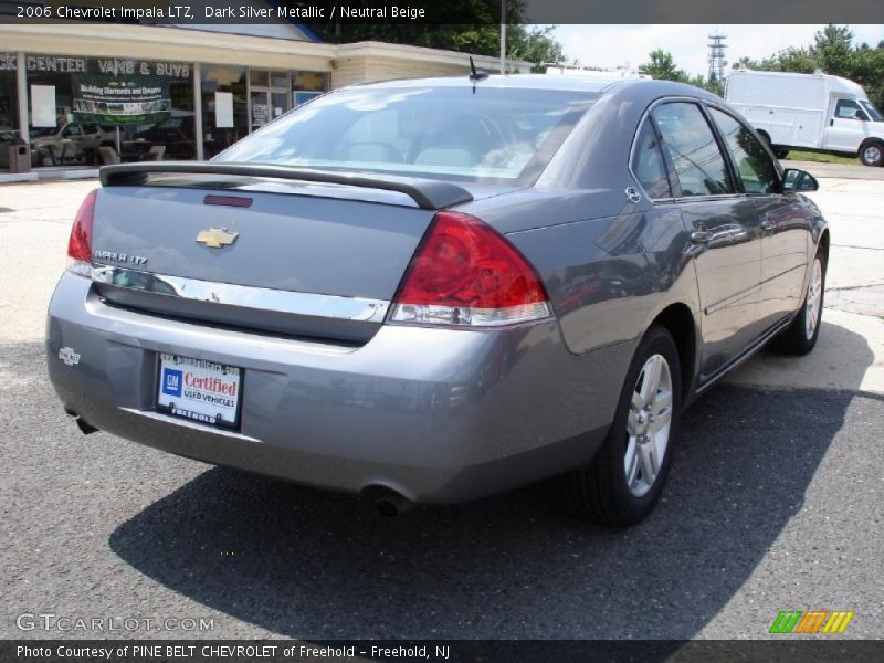 Dark Silver Metallic / Neutral Beige 2006 Chevrolet Impala LTZ