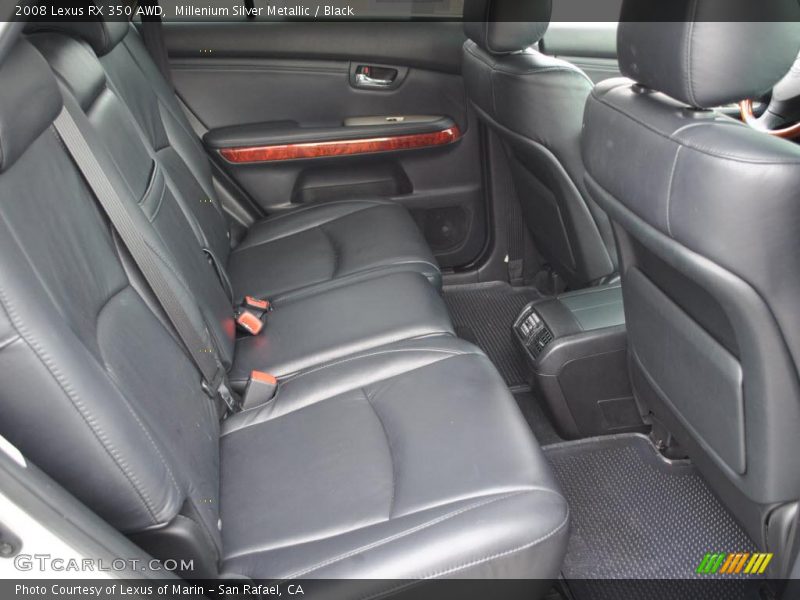 Millenium Silver Metallic / Black 2008 Lexus RX 350 AWD