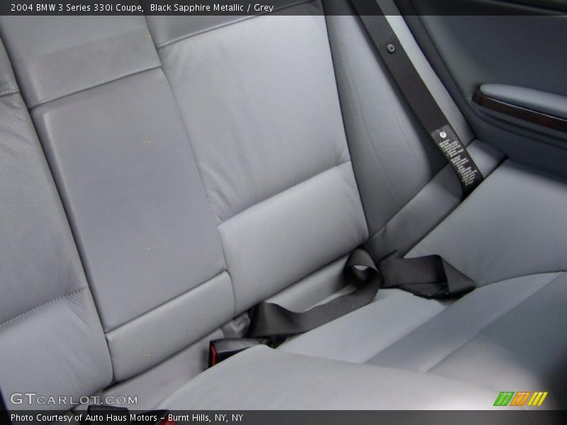 Black Sapphire Metallic / Grey 2004 BMW 3 Series 330i Coupe