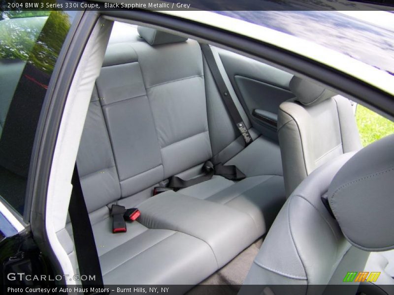 Black Sapphire Metallic / Grey 2004 BMW 3 Series 330i Coupe