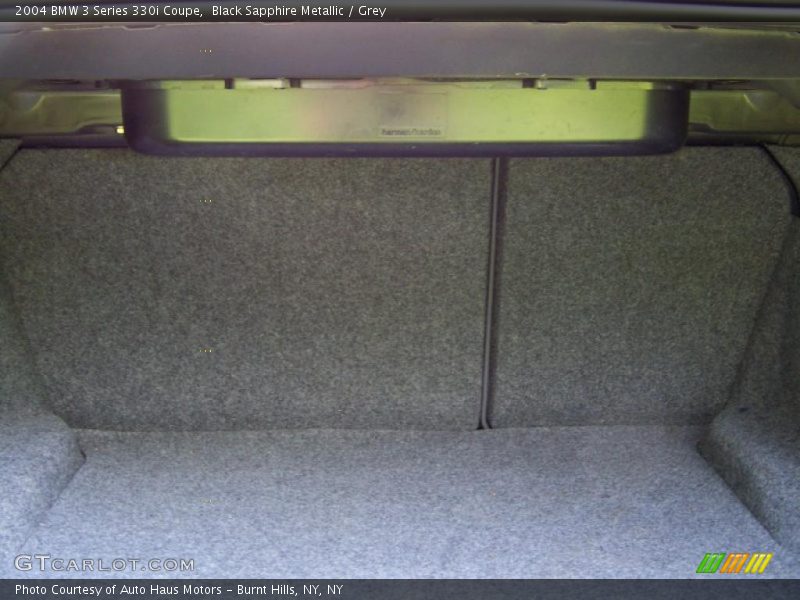 Black Sapphire Metallic / Grey 2004 BMW 3 Series 330i Coupe