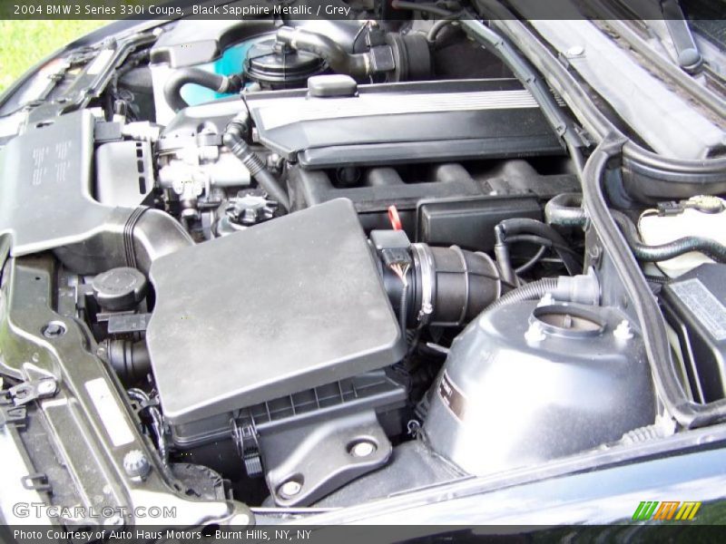 Black Sapphire Metallic / Grey 2004 BMW 3 Series 330i Coupe