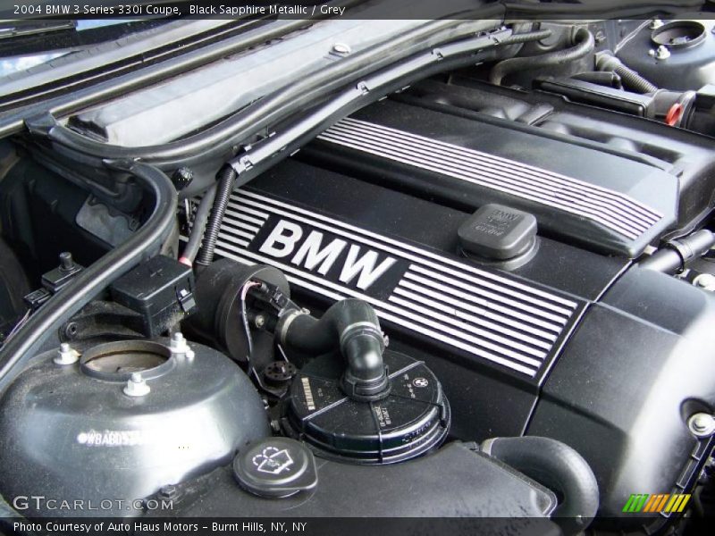 Black Sapphire Metallic / Grey 2004 BMW 3 Series 330i Coupe