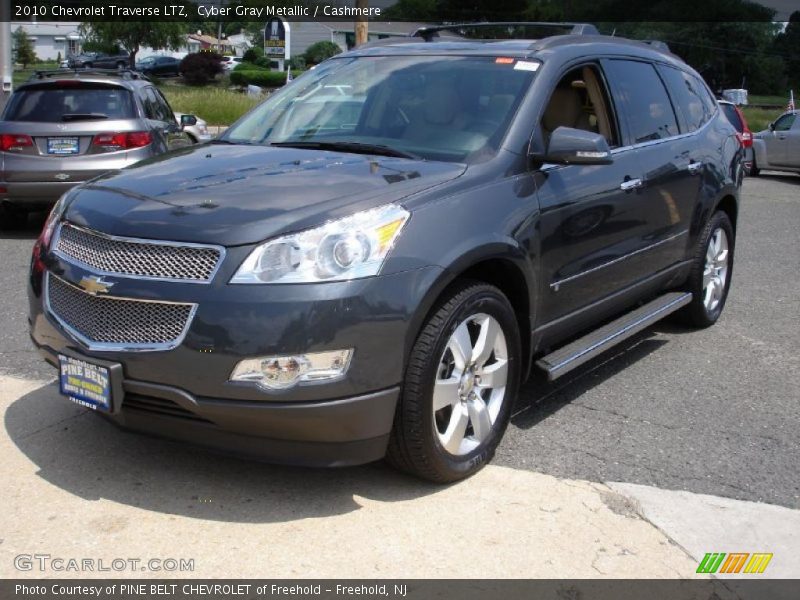 Cyber Gray Metallic / Cashmere 2010 Chevrolet Traverse LTZ