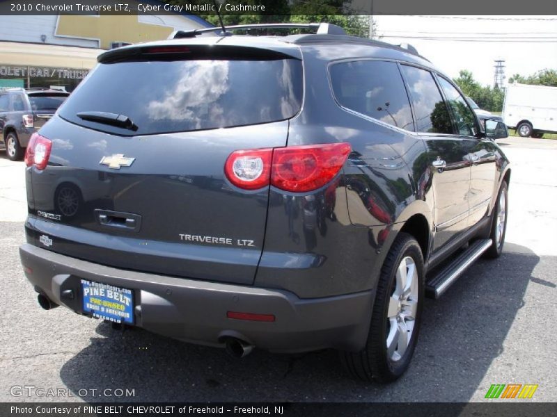 Cyber Gray Metallic / Cashmere 2010 Chevrolet Traverse LTZ
