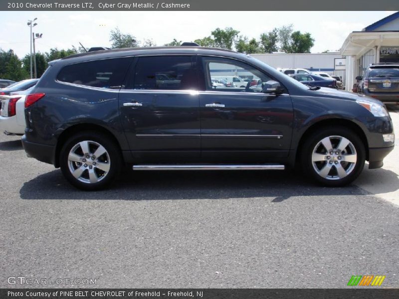Cyber Gray Metallic / Cashmere 2010 Chevrolet Traverse LTZ