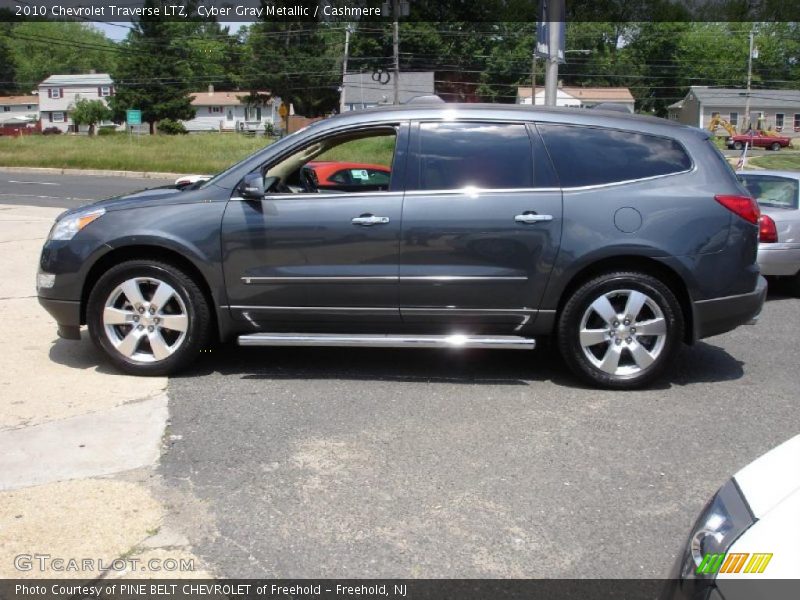 Cyber Gray Metallic / Cashmere 2010 Chevrolet Traverse LTZ