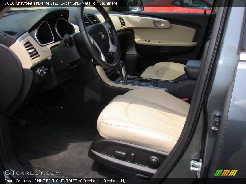 Cyber Gray Metallic / Cashmere 2010 Chevrolet Traverse LTZ