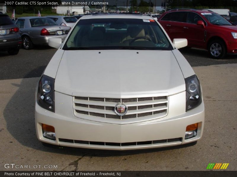 White Diamond / Cashmere 2007 Cadillac CTS Sport Sedan