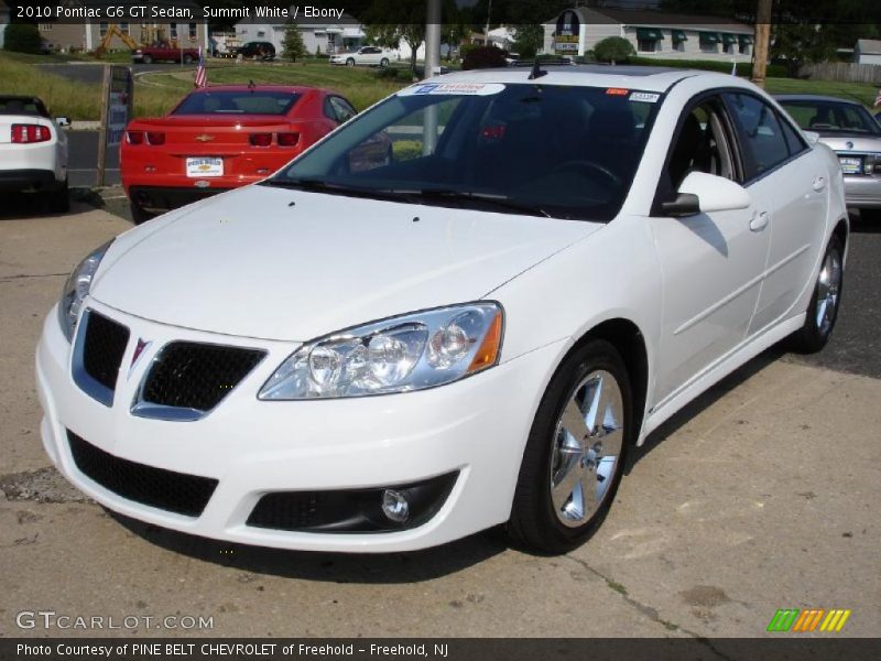 Summit White / Ebony 2010 Pontiac G6 GT Sedan