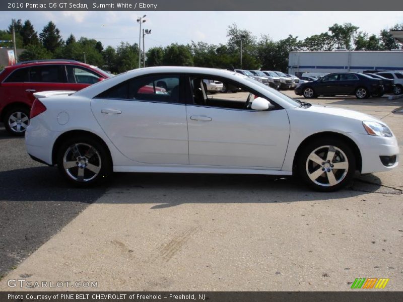 Summit White / Ebony 2010 Pontiac G6 GT Sedan