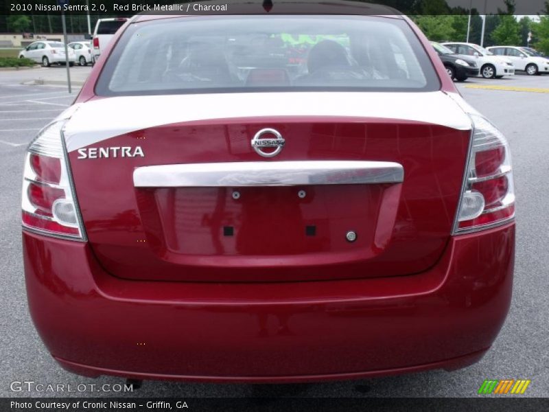 Red Brick Metallic / Charcoal 2010 Nissan Sentra 2.0