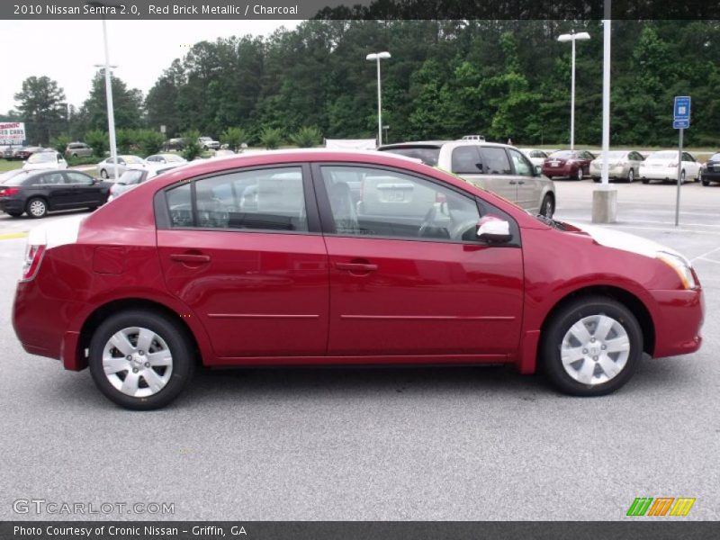 Red Brick Metallic / Charcoal 2010 Nissan Sentra 2.0