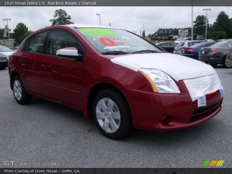 Red Brick Metallic / Charcoal 2010 Nissan Sentra 2.0