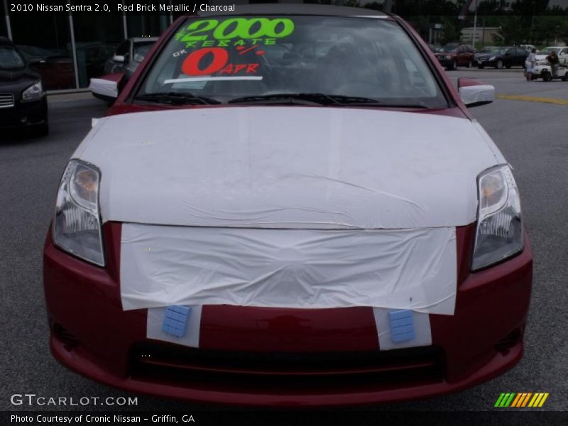 Red Brick Metallic / Charcoal 2010 Nissan Sentra 2.0