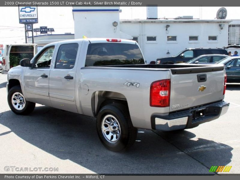 Silver Birch Metallic / Ebony 2009 Chevrolet Silverado 1500 LT Crew Cab 4x4