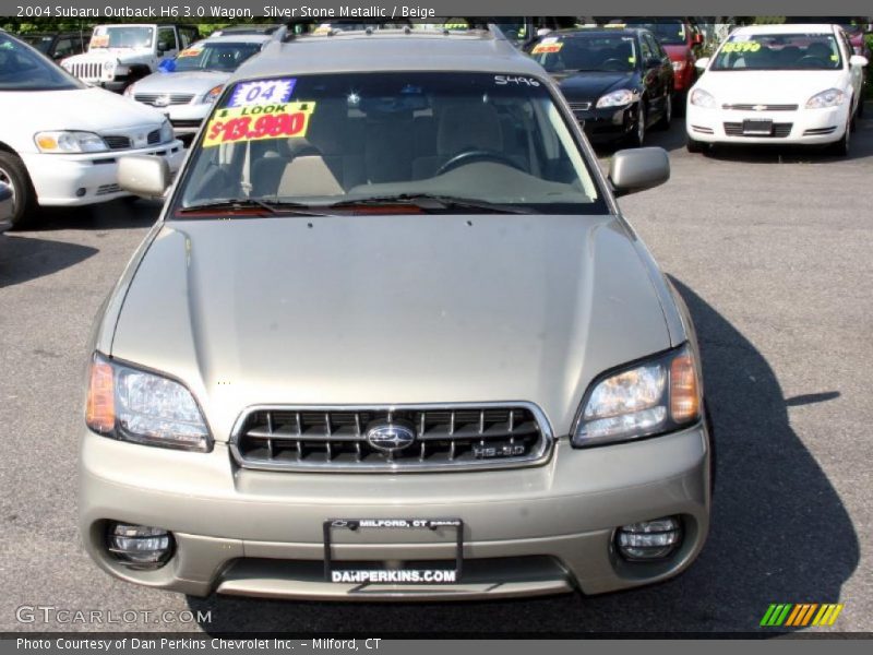 Silver Stone Metallic / Beige 2004 Subaru Outback H6 3.0 Wagon