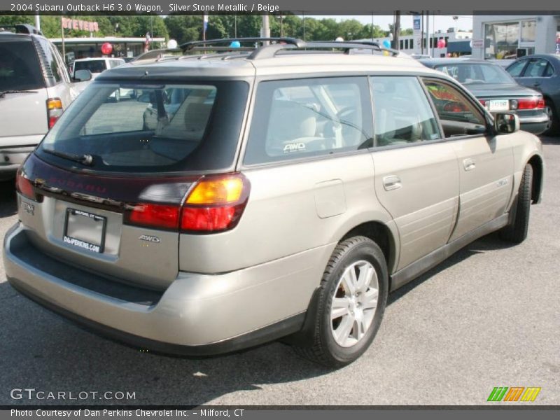 Silver Stone Metallic / Beige 2004 Subaru Outback H6 3.0 Wagon