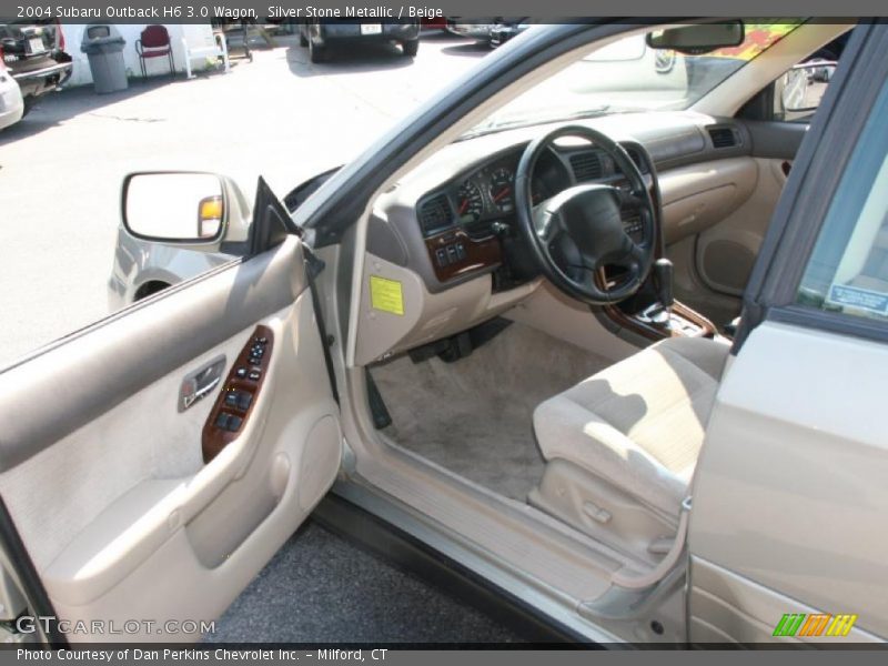 Silver Stone Metallic / Beige 2004 Subaru Outback H6 3.0 Wagon