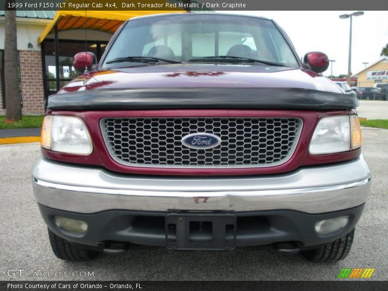 Dark Toreador Red Metallic / Dark Graphite 1999 Ford F150 XLT Regular Cab 4x4