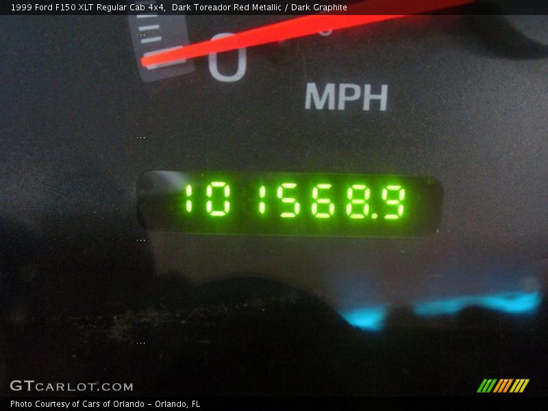 Dark Toreador Red Metallic / Dark Graphite 1999 Ford F150 XLT Regular Cab 4x4