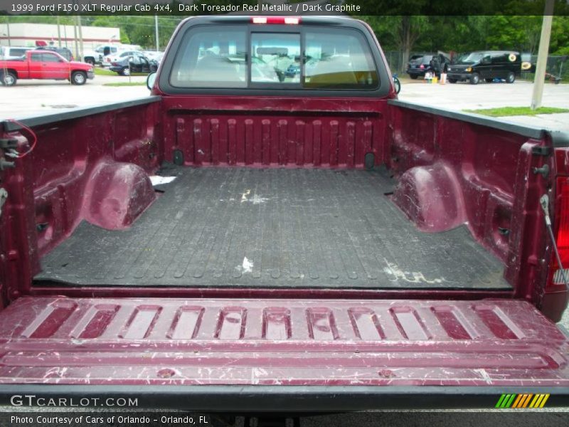 Dark Toreador Red Metallic / Dark Graphite 1999 Ford F150 XLT Regular Cab 4x4