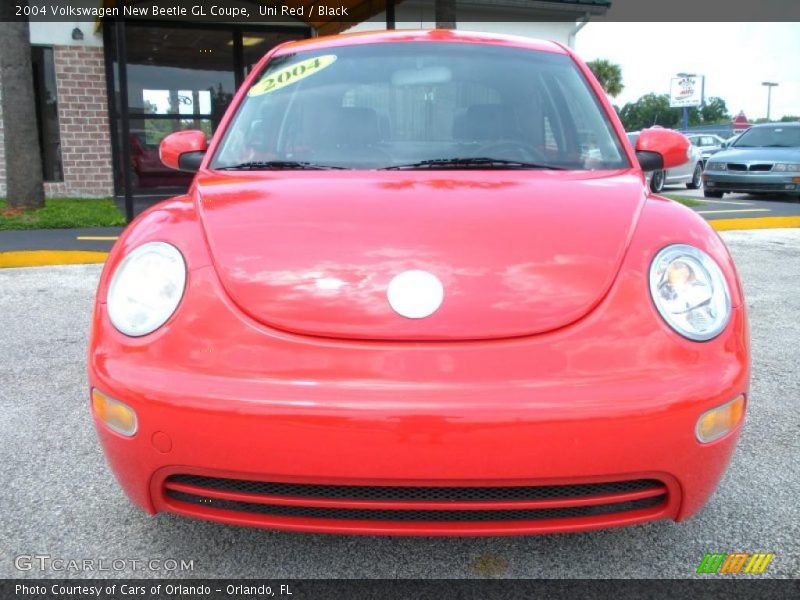Uni Red / Black 2004 Volkswagen New Beetle GL Coupe