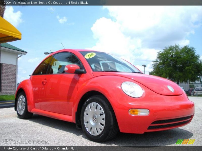 Uni Red / Black 2004 Volkswagen New Beetle GL Coupe