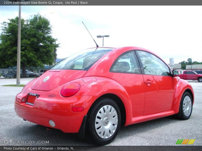 Uni Red / Black 2004 Volkswagen New Beetle GL Coupe