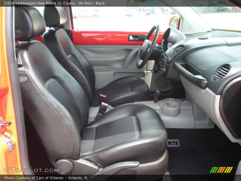 Uni Red / Black 2004 Volkswagen New Beetle GL Coupe