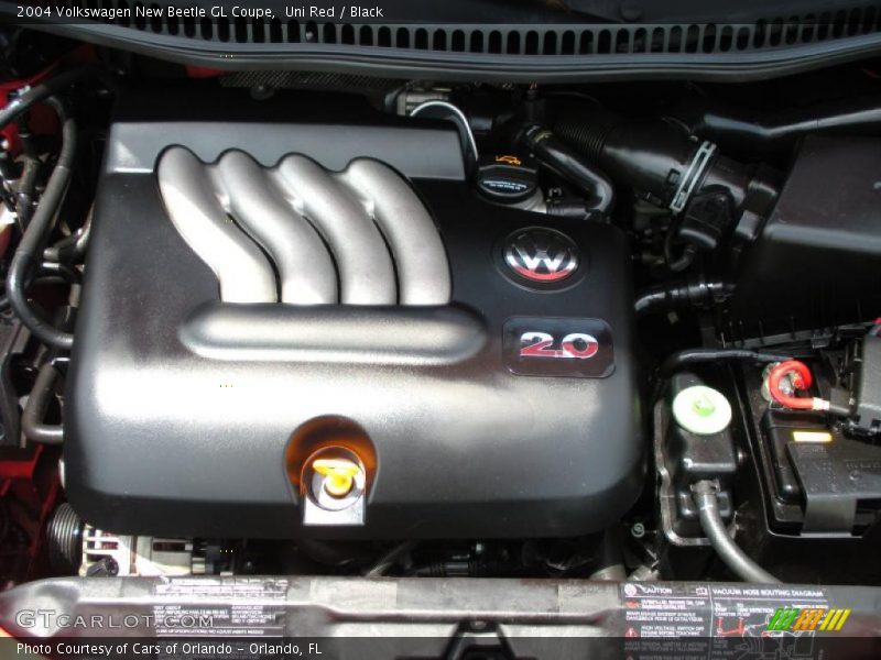 Uni Red / Black 2004 Volkswagen New Beetle GL Coupe