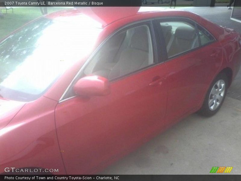 Barcelona Red Metallic / Bisque 2007 Toyota Camry LE