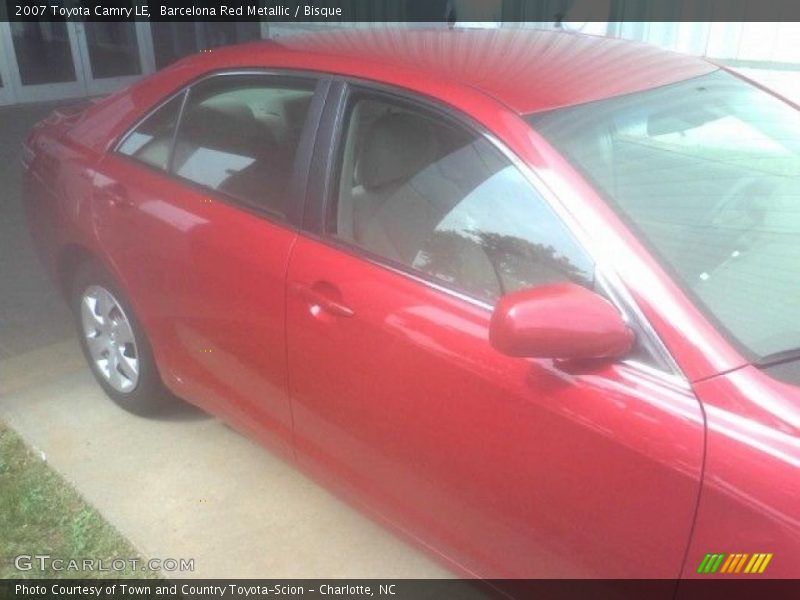 Barcelona Red Metallic / Bisque 2007 Toyota Camry LE