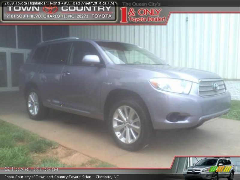 Iced Amethyst Mica / Ash 2009 Toyota Highlander Hybrid 4WD