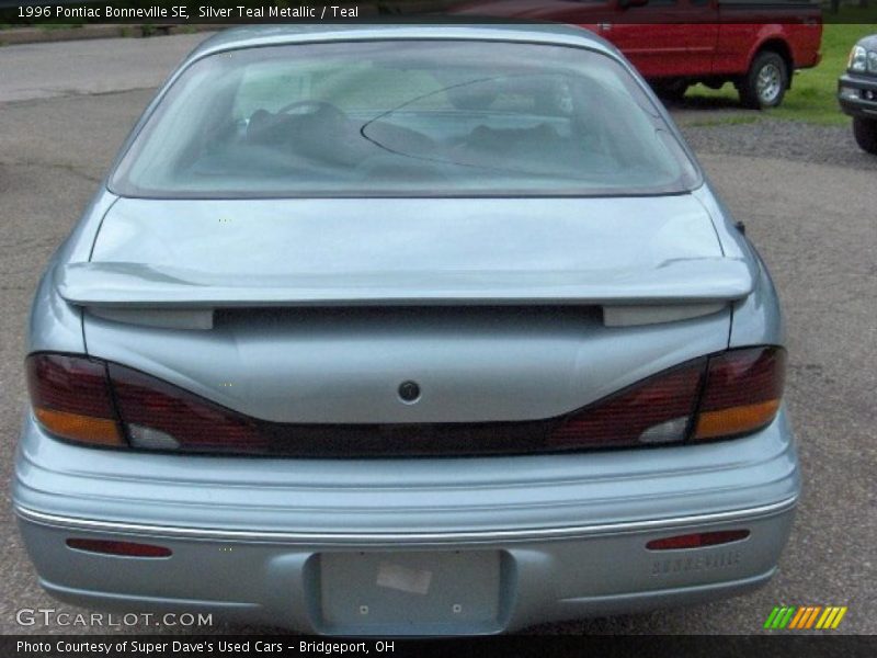 Silver Teal Metallic / Teal 1996 Pontiac Bonneville SE