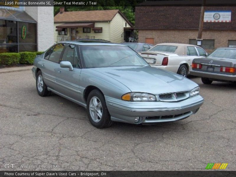 Silver Teal Metallic / Teal 1996 Pontiac Bonneville SE