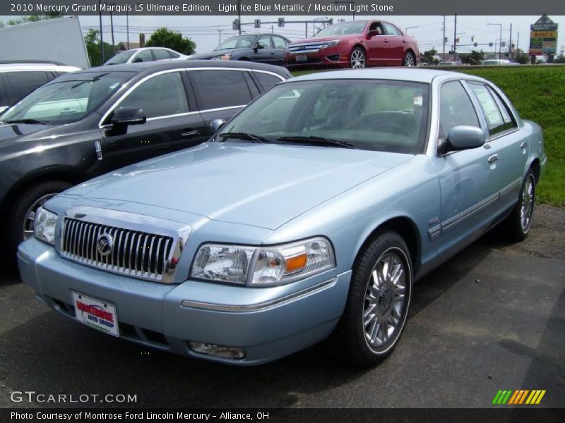 Light Ice Blue Metallic / Medium Light Stone 2010 Mercury Grand Marquis LS Ultimate Edition