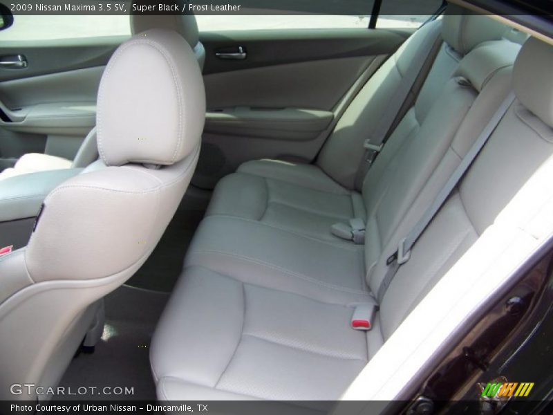 Super Black / Frost Leather 2009 Nissan Maxima 3.5 SV