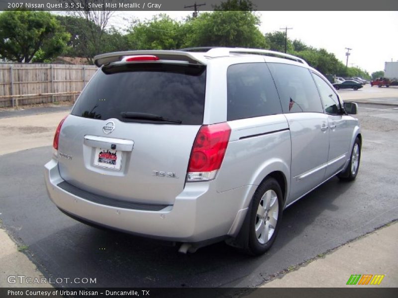 Silver Mist Metallic / Gray 2007 Nissan Quest 3.5 SL