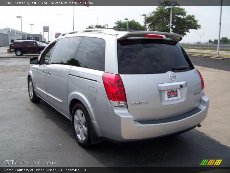 Silver Mist Metallic / Gray 2007 Nissan Quest 3.5 SL