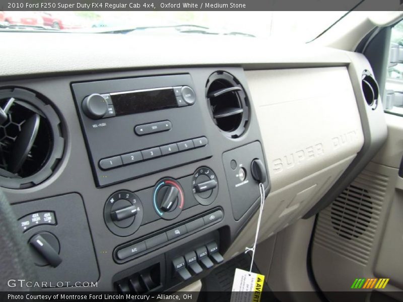 Oxford White / Medium Stone 2010 Ford F250 Super Duty FX4 Regular Cab 4x4