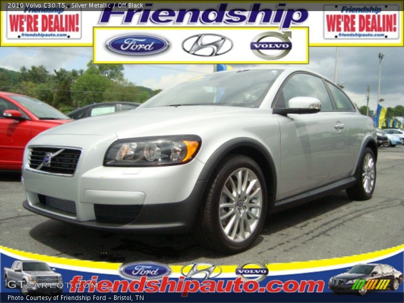 Silver Metallic / Off Black 2010 Volvo C30 T5